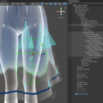 踊れるスカート ボーン設定